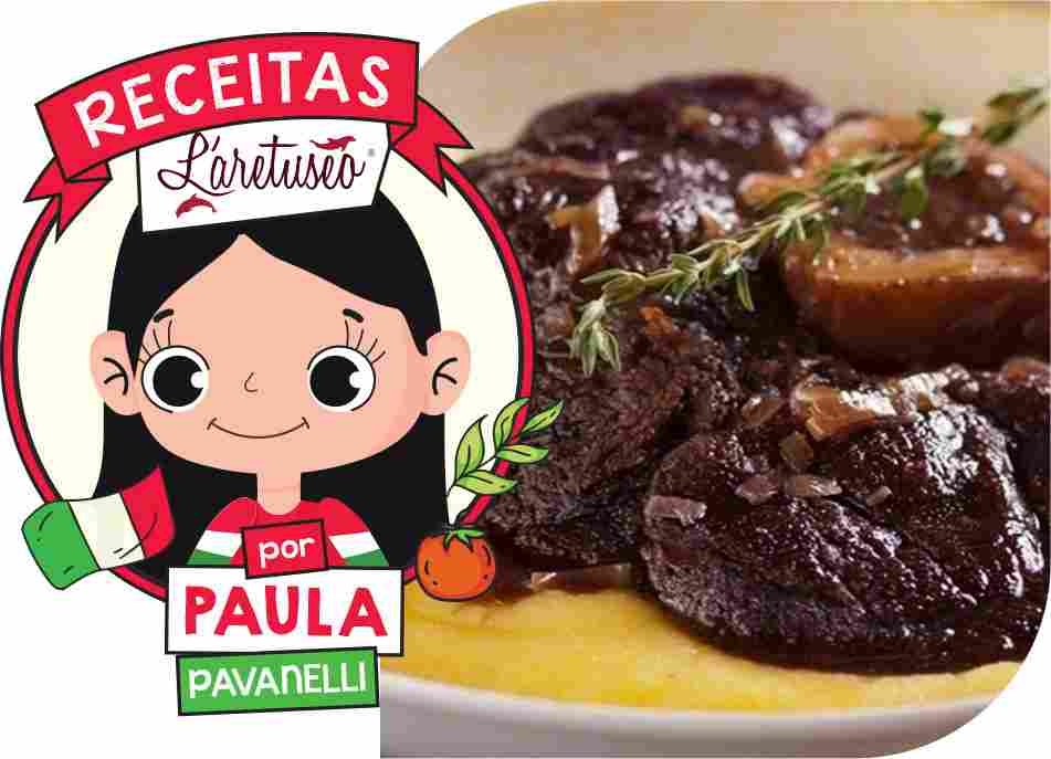 Ossobuco ao Vinho com Polenta